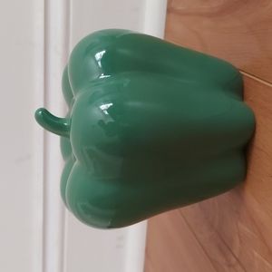 Porcelain Large Green Pepper Vintage